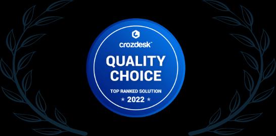 Crosdesk Quality Choice Award