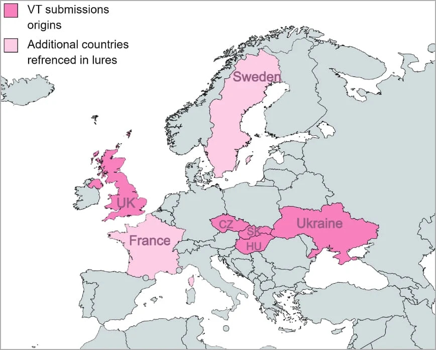 Smugx phishing campaign target regions across Europe