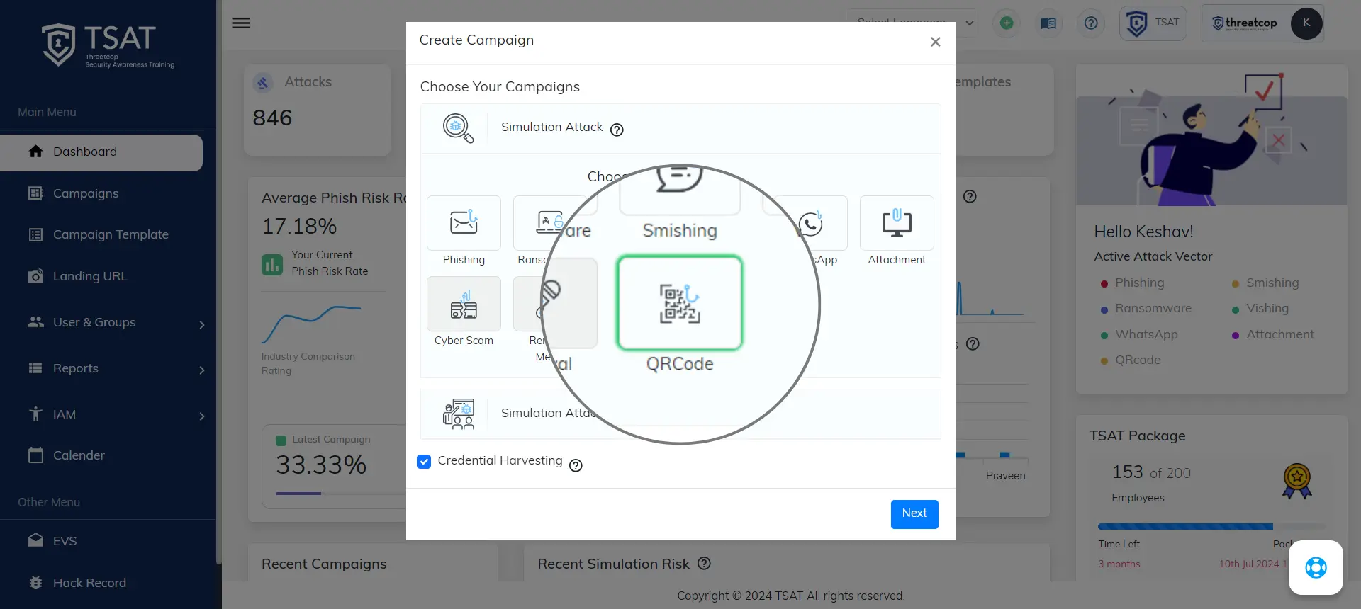 QR Code Phishing Vector